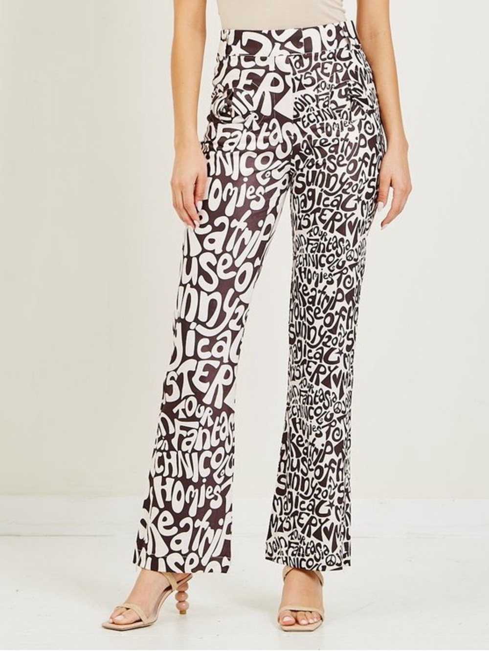 House of Sunny Scooby Pants Brown and White